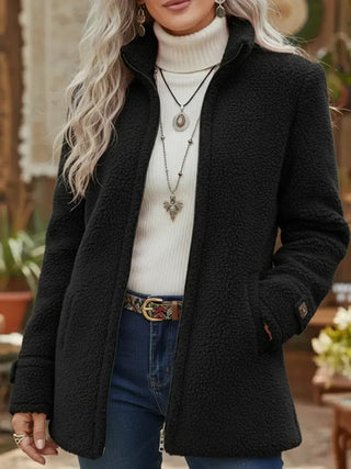 Vanessa™ | Giacca in Fleece Sherpa Con Zip Completa