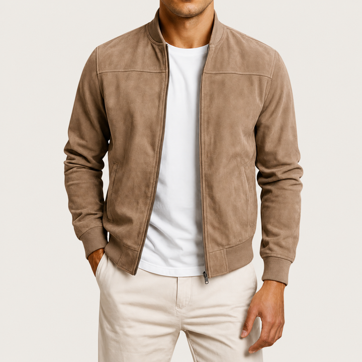 Kaltberg™ – Giacca in pelle scamosciata