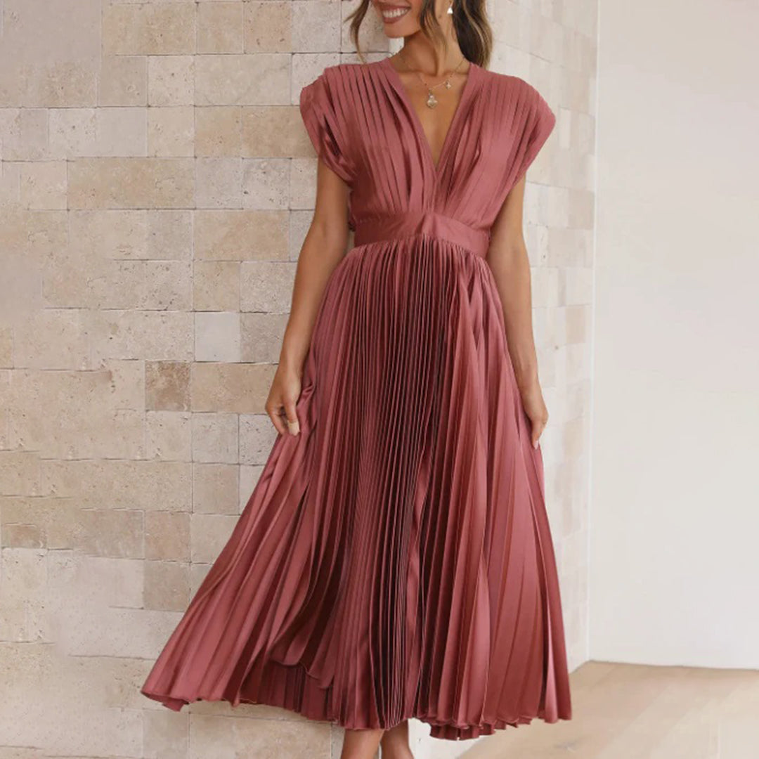 Marni | Abito midi plissettato senza tempo