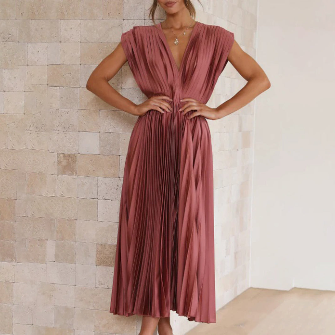 Marni | Abito midi plissettato senza tempo