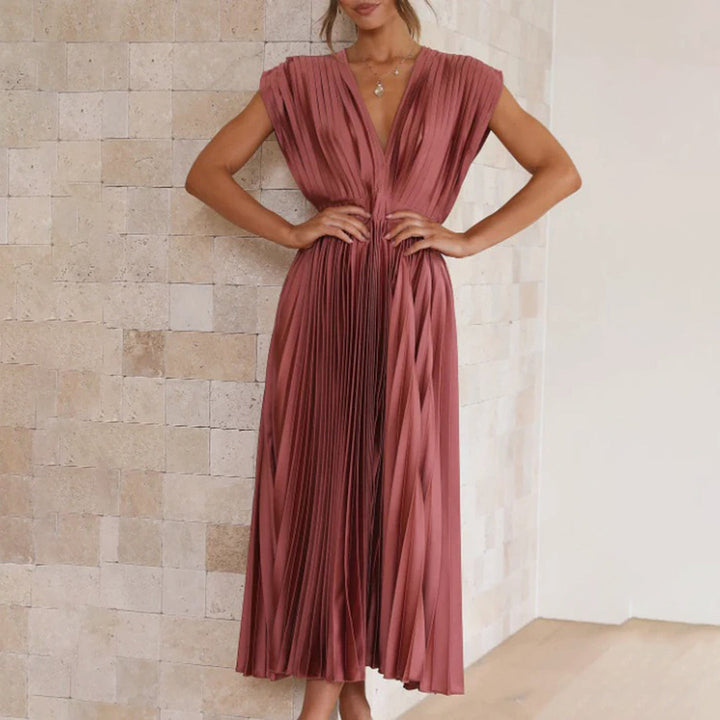 Marni | Abito midi plissettato senza tempo