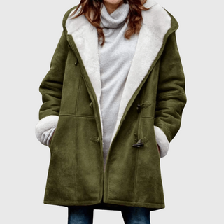 Jae | Giacca autunnale calda in finta pelle scamosciata
