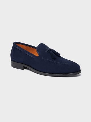 Mocassini in Suede con Frangia
