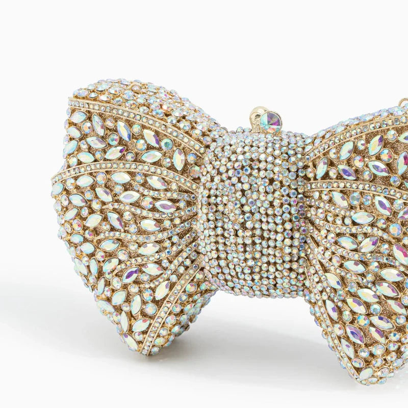 Ora | Pochette con strass