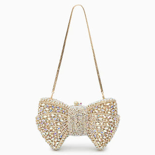 Ora | Pochette con strass