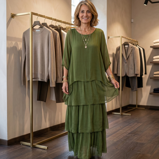 Lara | Abito maxi elegante e fluido