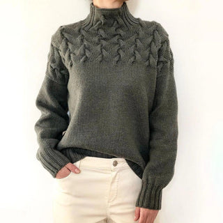 Elvira | Caldo dolcevita lavorato a maglia