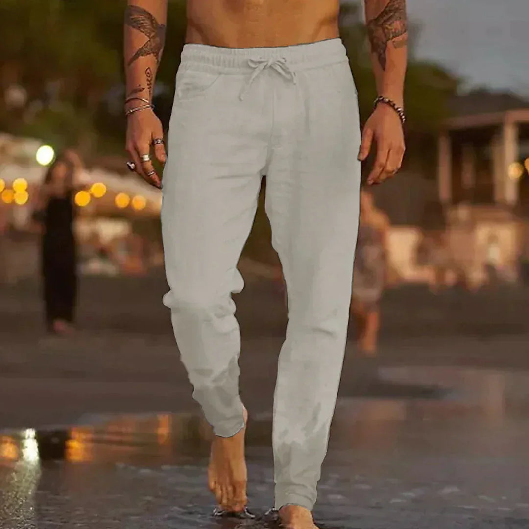 Pantaloni da Spiaggia in Lino CAPRI
