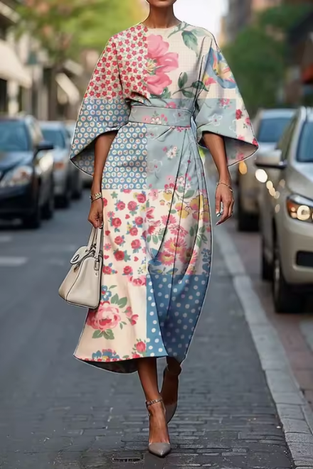 Celeste | Abito floreale elegante