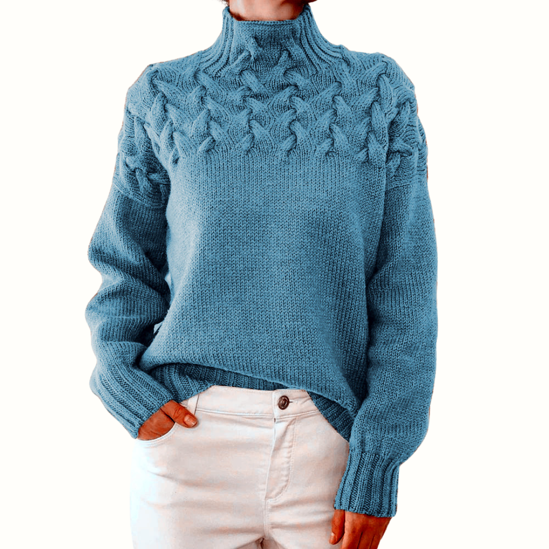 Elvira | Caldo dolcevita lavorato a maglia
