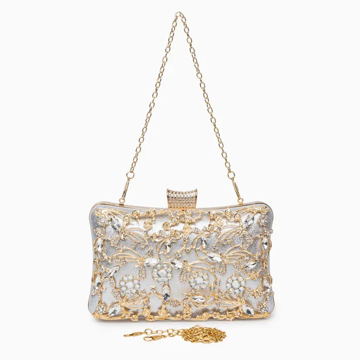 Ema | Pochette con strass