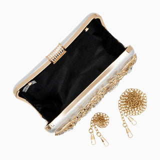 Ema | Pochette con strass