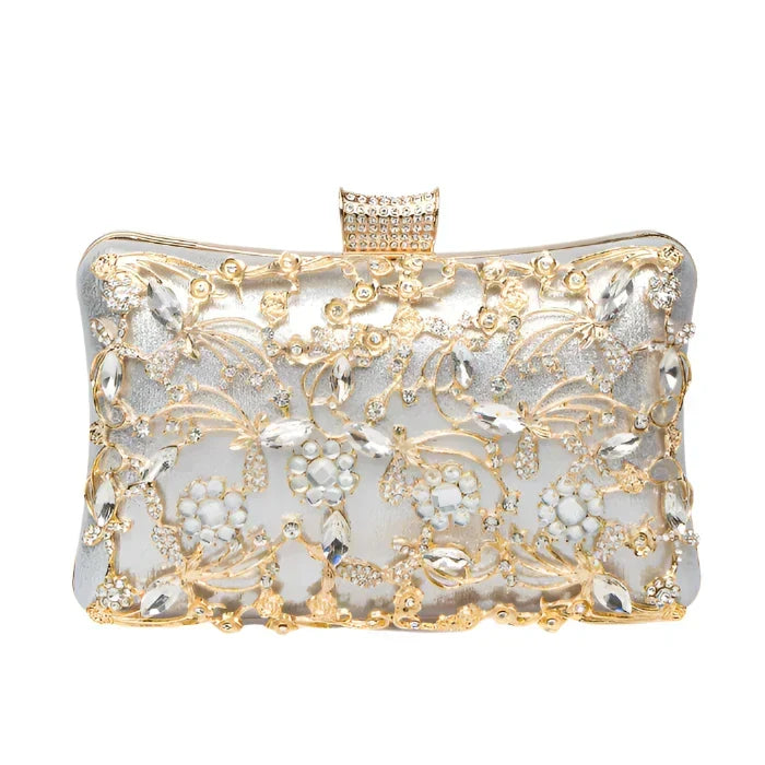 Ema | Pochette con strass