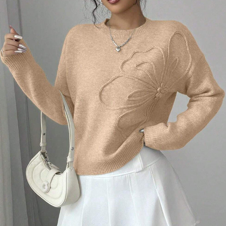 Floraine | Maglione morbido fiorito