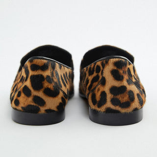 Liliana | Mocassino animalier con dettaglio metallico