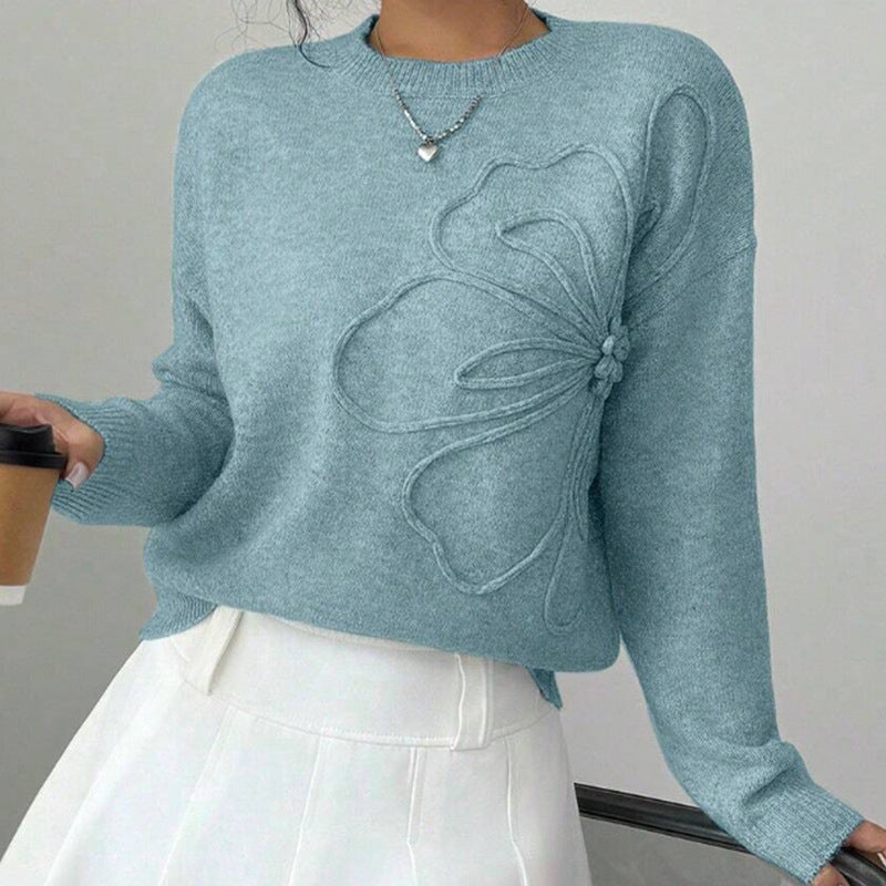 Floraine | Maglione morbido fiorito
