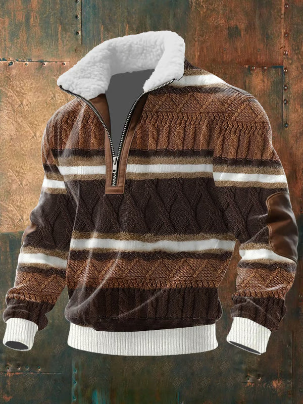 MAGLIONE CON COLLO ALTO E FODERA
