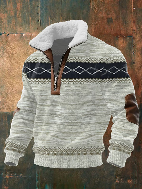 Maglione Rits con Collo Alto e Fodera