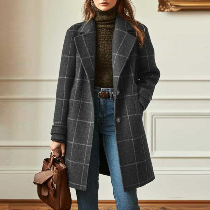 Sally | Cappotto a quadri classico