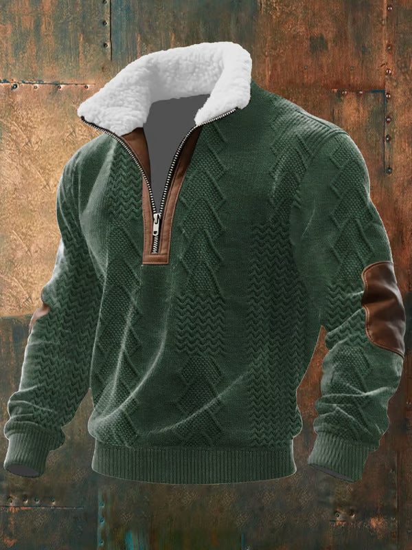 MAGLIONE RITS CON COLLO ALZATO E FODERA