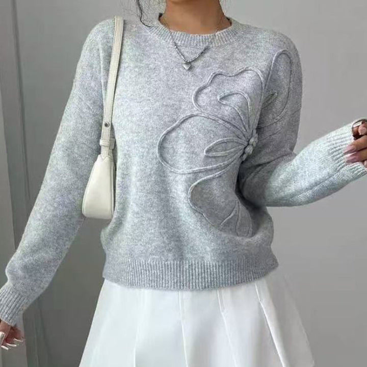 Floraine | Maglione morbido fiorito