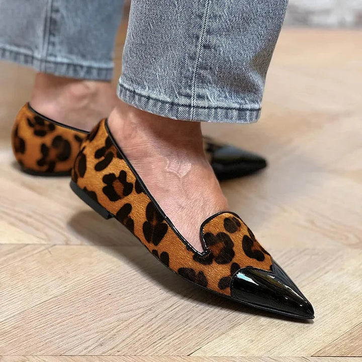Jolanda | Ballerine animalier raffinate