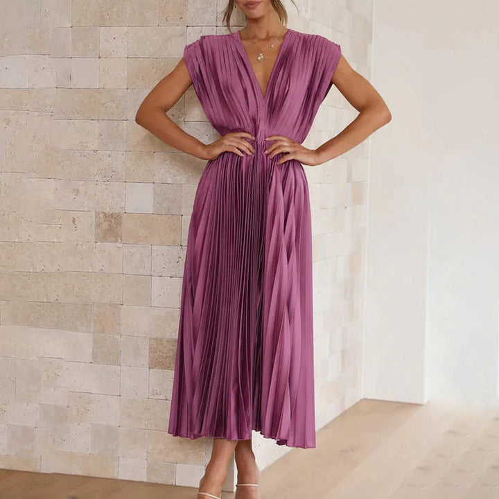 Marni | Abito midi plissettato senza tempo