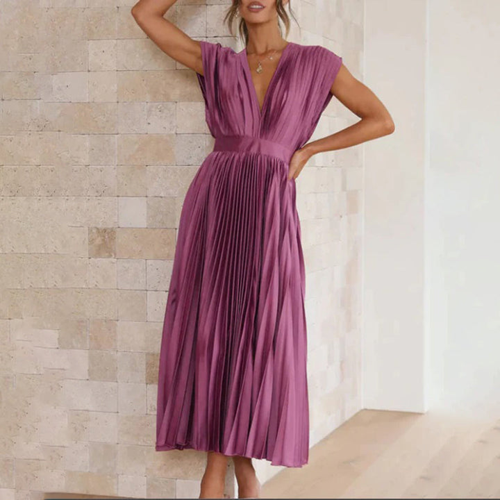 Marni | Abito midi plissettato senza tempo