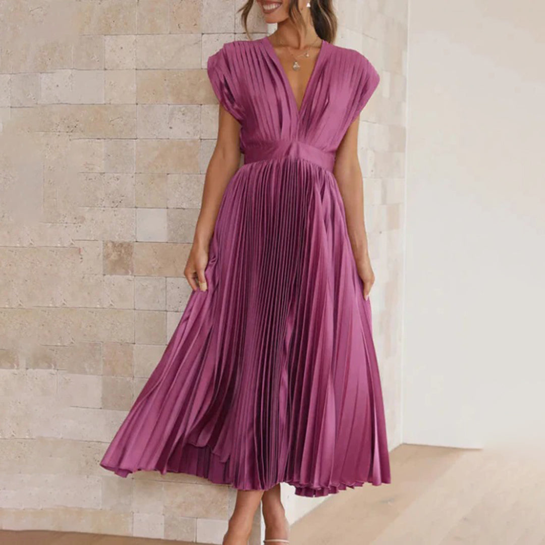 Marni | Abito midi plissettato senza tempo