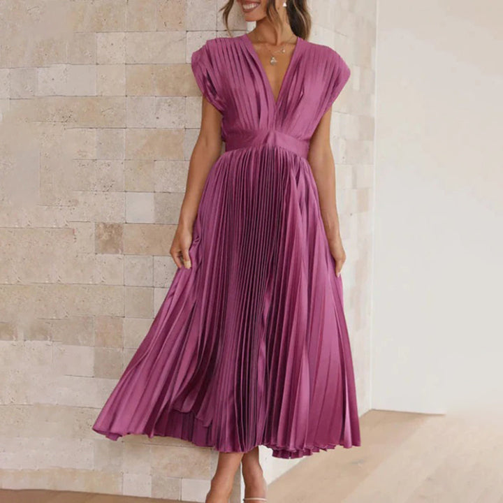 Marni | Abito midi plissettato senza tempo