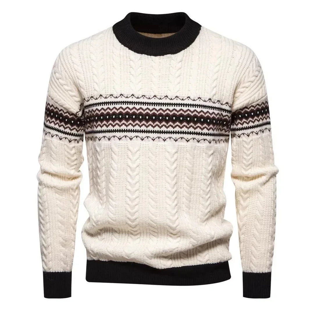 Jongman™ | Maglione Etnico e Lavorato a Maglia Premium