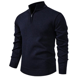 Jongman™ | Maglione Casual In Maglia Con Mezza Cerniera