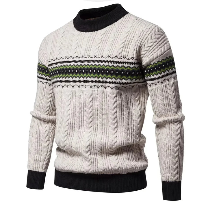 Jongman™ | Maglione Etnico e Lavorato a Maglia Premium