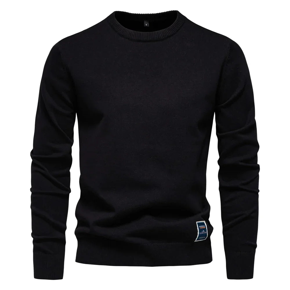 Jongman™ | Maglione Casual con Collo Rotondo
