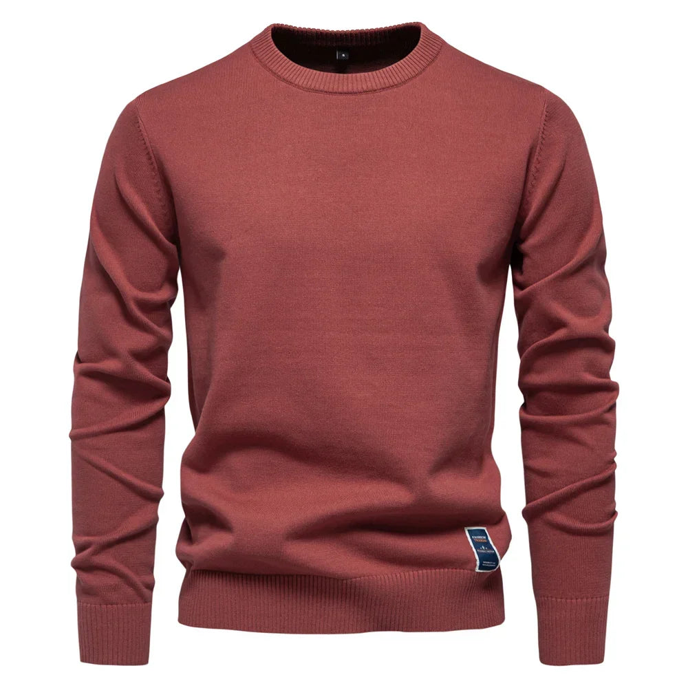 Jongman™ | Maglione Casual con Collo Rotondo