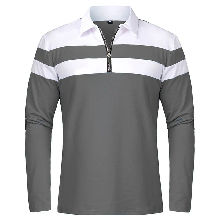 Jongman™ | Polo a Righe con Zip