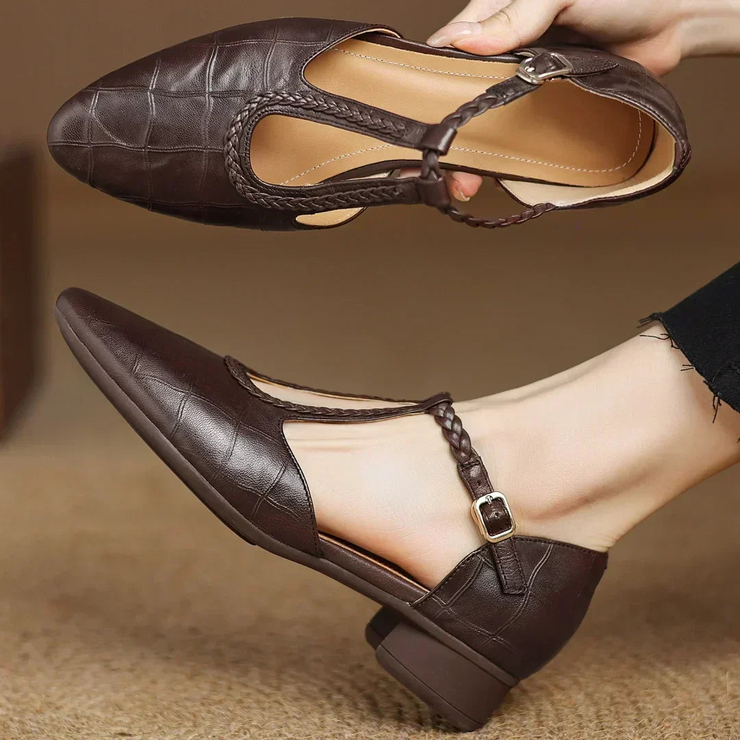 Clara | Scarpe Mary Jane in pelle ortopedica