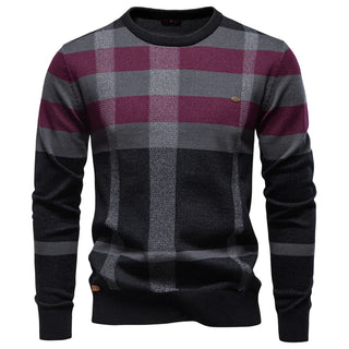 Jongman™ | Maglione da Uomo In Maglia Con Design a Rombi