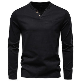 Jongman™ | T-Shirt Henley a Maniche Lunghe (1+1 GRATIS)