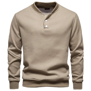Jongman™ | Felpa Fleece con Design a Bottoni