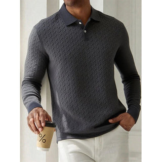 Jongman™ | Polo Casual Uomo Con Maniche Lunghe
