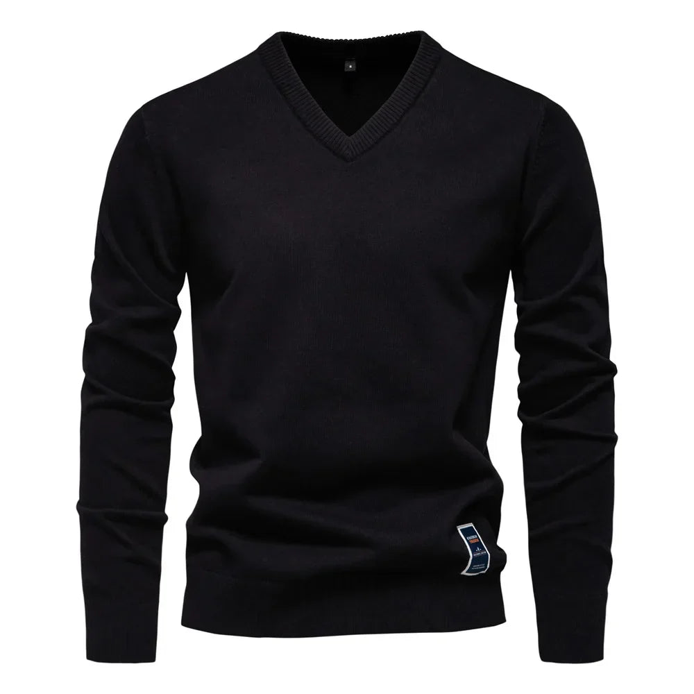 Jongman™ | Maglione da Uomo in Cotone con Collo a V
