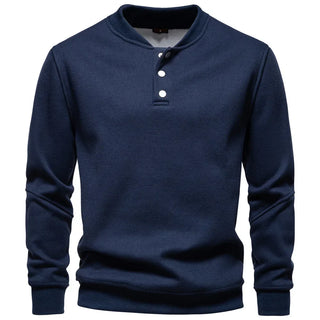 Jongman™ | Felpa Fleece con Design a Bottoni