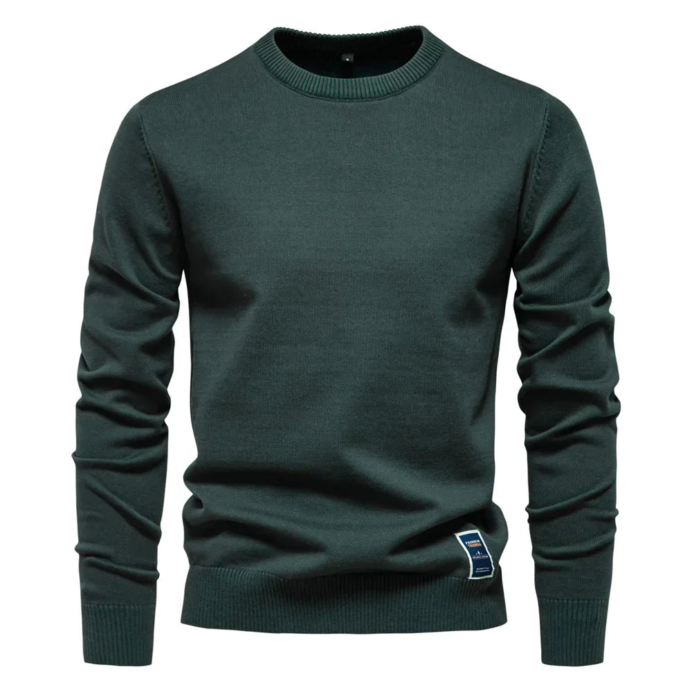 Jongman™ | Maglione Casual con Collo Rotondo