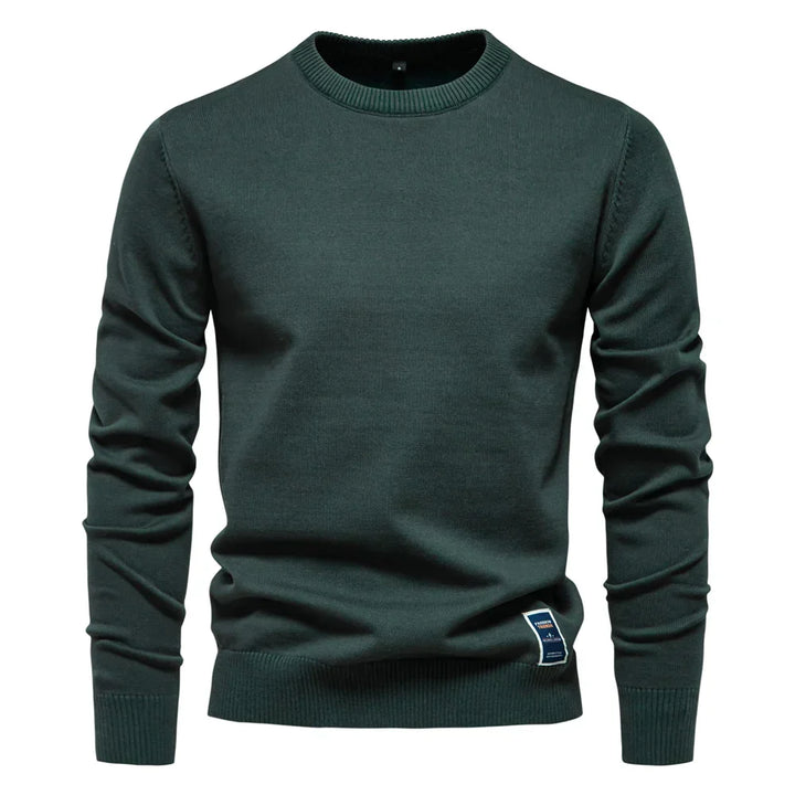Jongman™ | Maglione Casual con Collo Rotondo