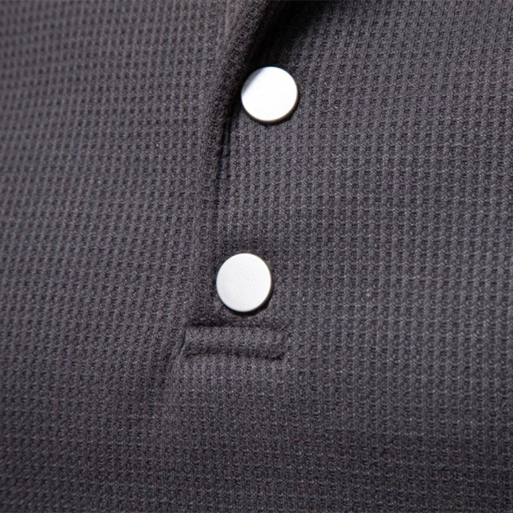 Jongman™ | Felpa Fleece con Design a Bottoni
