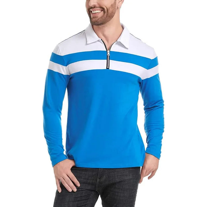 Jongman™ | Polo a Righe con Zip