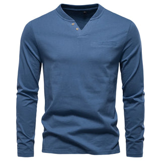 Jongman™ | T-Shirt Henley a Maniche Lunghe (1+1 GRATIS)