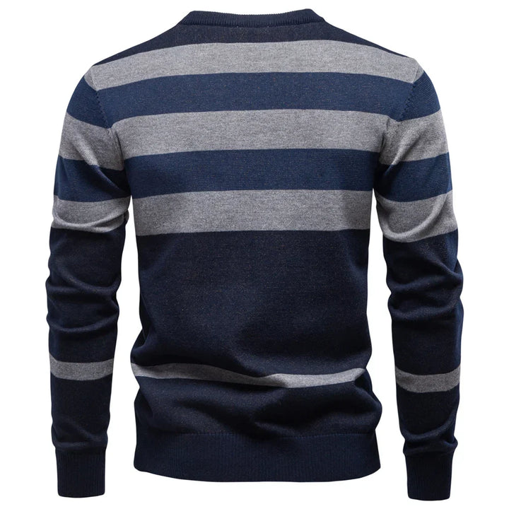 Jongman™ | Maglione di Cotone Lussuoso e a Righe