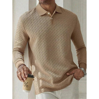 Jongman™ | Polo Casual Uomo Con Maniche Lunghe